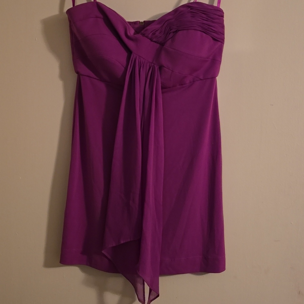 BCBG Generation Fuschia Strapless Dress Size 4